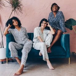 Symbology Geo Starburst Modal Pajama Set - Navy + Cream 11 Symbology Geo Starburst Modal Pajama Set - Navy + Cream