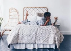 Symbology Geo Starburst Modal Pajama Set - Navy + Cream 15 Symbology Geo Starburst Modal Pajama Set - Navy + Cream