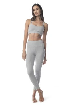 Synergy Organic Clothing Go To Yoga Bra - Heather Gray 10 Synergy Organic Clothing Go To Yoga Bra - Heather Gray