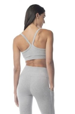Synergy Organic Clothing Go To Yoga Bra - Heather Gray 9 Synergy Organic Clothing Go To Yoga Bra - Heather Gray