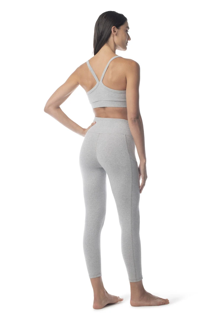Synergy Organic Clothing Go To Yoga Bra - Heather Gray 7 Synergy Organic Clothing Go To Yoga Bra - Heather Gray