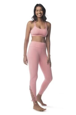 Synergy Organic Clothing Sale Lace Up Legging Pant - Mauve 12 Synergy Organic Clothing Sale Lace Up Legging Pant - Mauve
