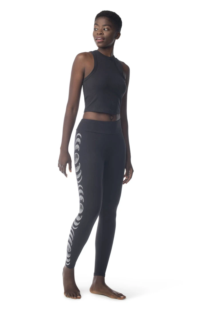 Synergy Organic Clothing Sale Moon Phases Basic Legging - Black 6 Synergy Organic Clothing Sale Moon Phases Basic Legging - Black
