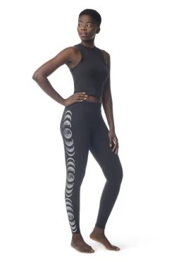 Synergy Organic Clothing Moon Phases Elevate Tank Top - Black