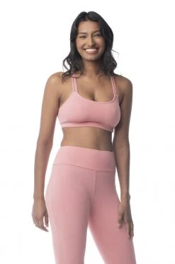 Synergy Organic Clothing Rhythm Yoga Bra - Mauve