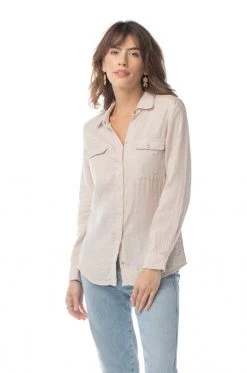 Synergy Organic Clothing True Blue Top - Chateau Gray