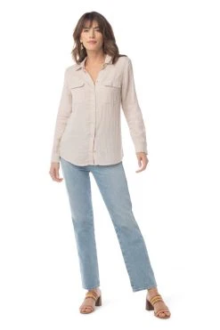 Synergy Organic Clothing True Blue Top - Chateau Gray