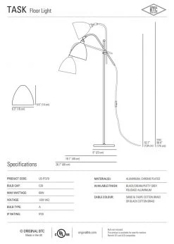 Ameico Task Floor Lamp Lighting