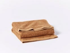 Coyuchi New Arrivals Temescal Ribbed Towels - Terra