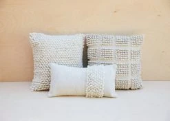 Territory Design Aterra Throw Pillow Cover - Cream Best Sellers