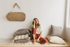 Territory Design Flecha Throw Pillow Cover - Gray Home Goods