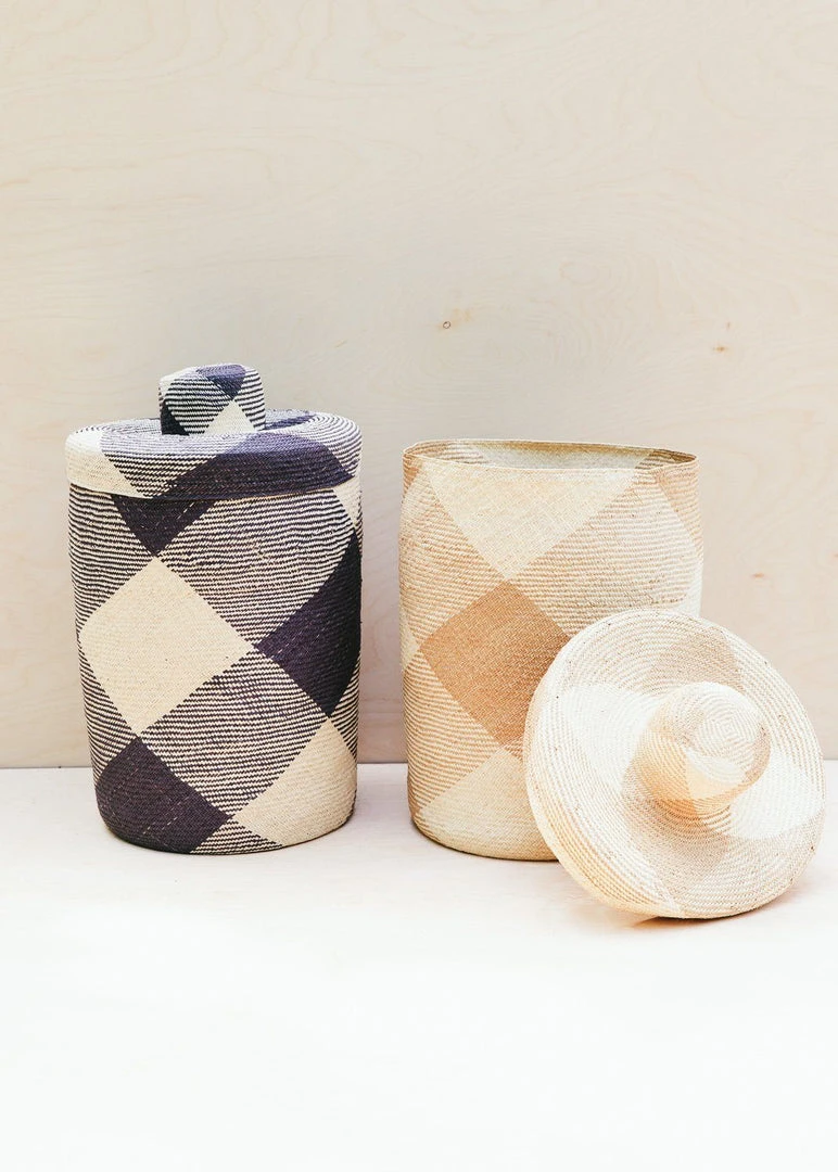 Territory Design Japa Tall Basket - Midnight Home Goods 8 Territory Design Japa Tall Basket - Midnight Home Goods