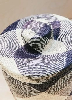 Territory Design Japa Tall Basket - Midnight Home Goods 11 Territory Design Japa Tall Basket - Midnight Home Goods