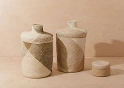 Territory Design Japa Tall Basket - Olive