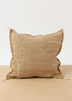 Territory Design Lines Throw Pillow Cover - Washed Black