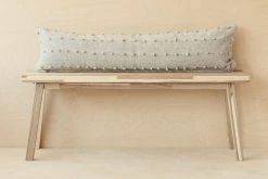 Territory Design Loops Lumbar Throw Pillow Cover - Gray Home Goods