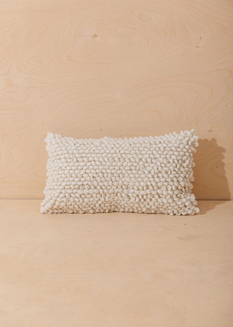 Territory Design Nube Lumbar Pillow Cover - Cream Home Goods 3 Territory Design Nube Lumbar Pillow Cover - Cream Home Goods