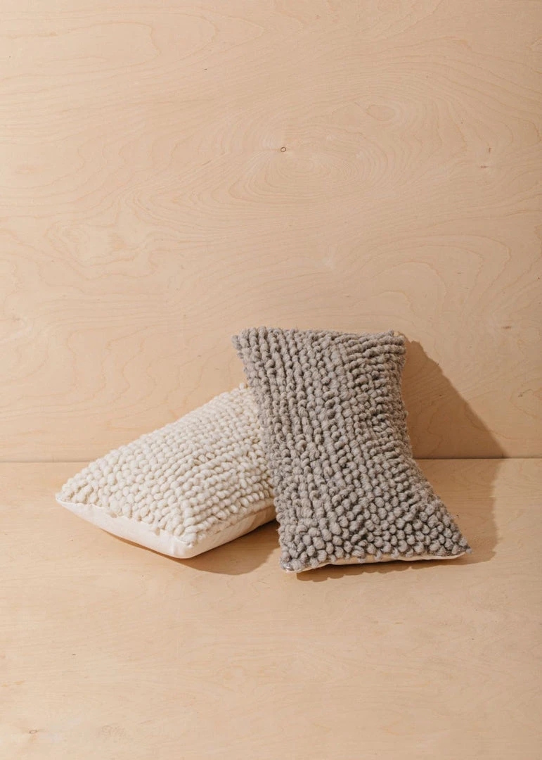 Territory Design Nube Lumbar Pillow Cover - Cream Home Goods 6 Territory Design Nube Lumbar Pillow Cover - Cream Home Goods