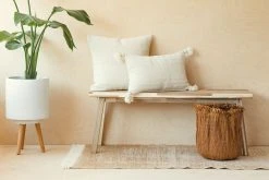 Territory Design Home Goods Nueva Throw Pillow Cover - Cream