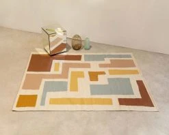 Kiliim Tetris Wool Rug New Arrivals 7 Kiliim Tetris Wool Rug New Arrivals