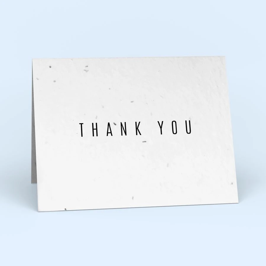 Cute Root Assorted Thank You Plantable Cards - 10 Pack Greeting Cards 8 Cute Root Assorted Thank You Plantable Cards - 10 Pack Greeting Cards