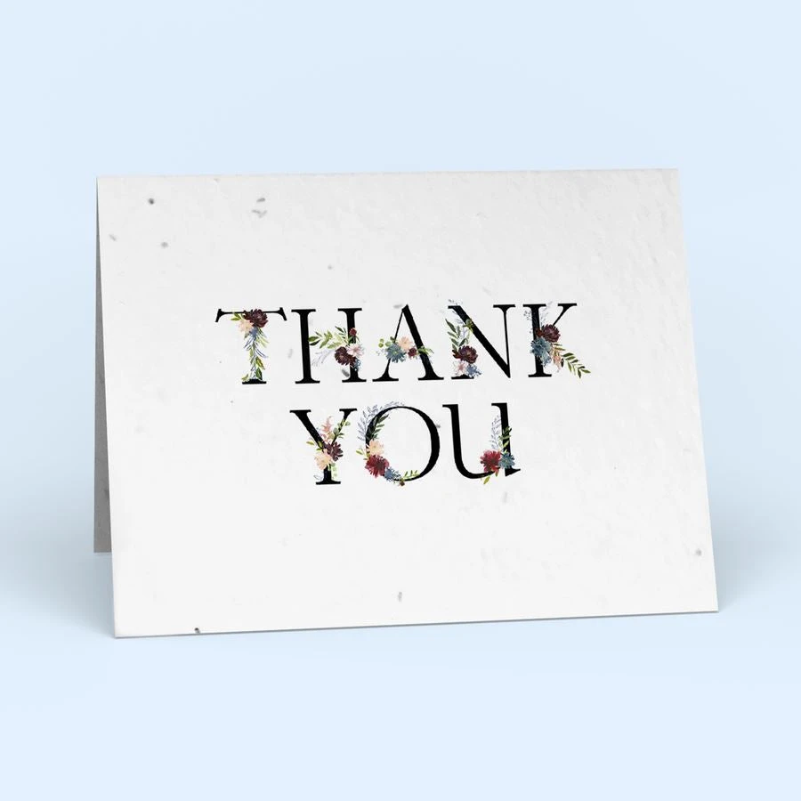 Cute Root Assorted Thank You Plantable Cards - 10 Pack Greeting Cards 4 Cute Root Assorted Thank You Plantable Cards - 10 Pack Greeting Cards