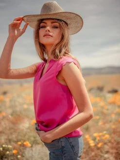 Valani Clothing Thavy Tencel Top - Lilac Rose