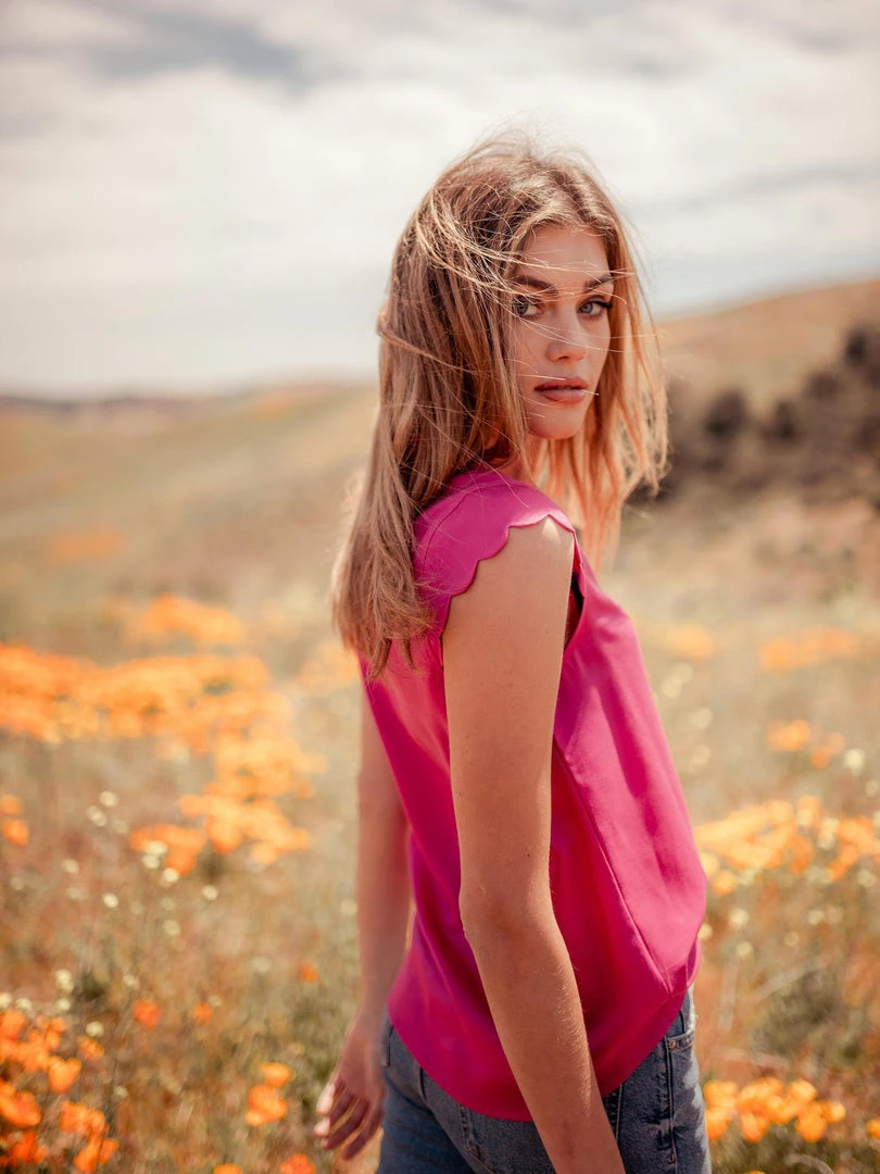 Valani Clothing Thavy Tencel Top - Lilac Rose 5 Valani Clothing Thavy Tencel Top - Lilac Rose