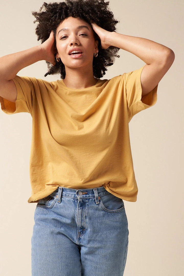 The Standard Stitch Boxy Crew - Golden Clothing 3 The Standard Stitch Boxy Crew - Golden Clothing