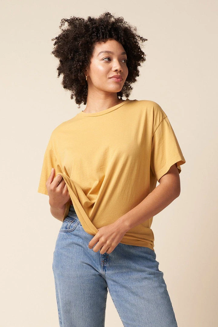 The Standard Stitch Boxy Crew - Golden Clothing 4 The Standard Stitch Boxy Crew - Golden Clothing