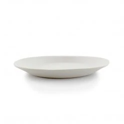 The Bright Angle Porcelain Catchall Plate - Silk White