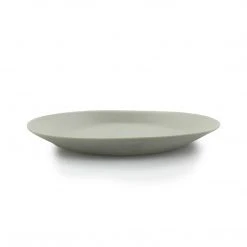 The Bright Angle Kitchen + Dining Porcelain Catchall Plate - Smoke Gray