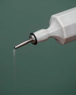 The Bright Angle Best Sellers Elixir Porcelain Olive Oil Bottle - Rosemary Green