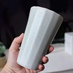 The Bright Angle Porcelain Pint Cup - Rosemary Green