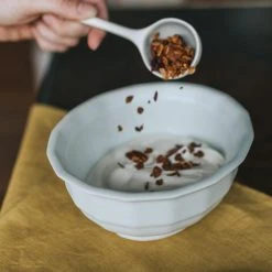The Bright Angle Kitchen + Dining Porcelain Soup Bowl - Rosemary Green 8 The Bright Angle Kitchen + Dining Porcelain Soup Bowl - Rosemary Green