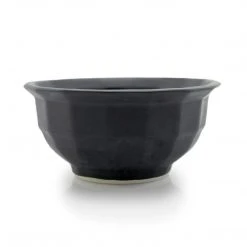 The Bright Angle Kitchen + Dining Porcelain Soup Bowl - Mica Black