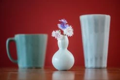 The Bright Angle Sprout Bud Porcelain Vase - Rosemary Green Home Goods