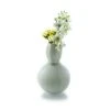 The Bright Angle Sprout Bud Porcelain Vase - Smoke Gray