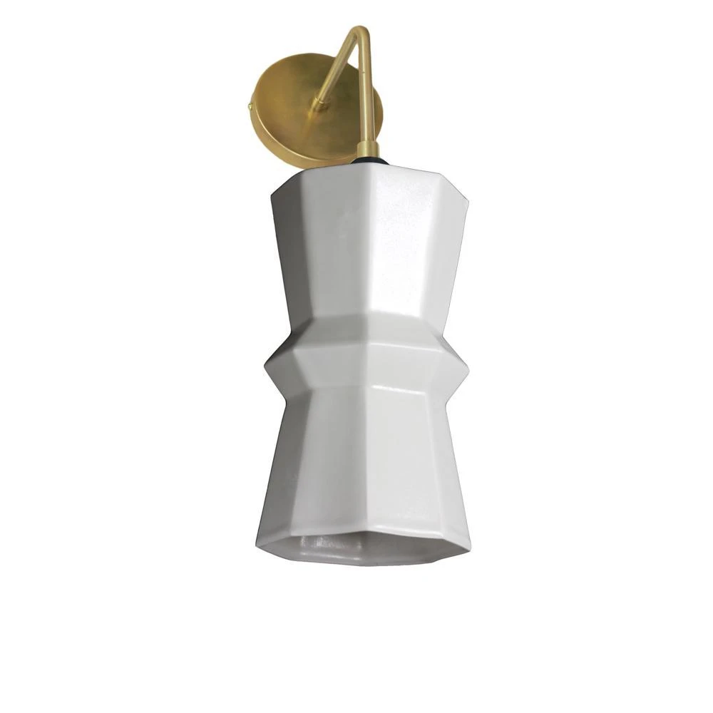 The Bright Angle Tessellation 1 Porcelain Wall Sconce 3 The Bright Angle Tessellation 1 Porcelain Wall Sconce