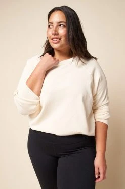 The Standard Stitch College Sweatshirt - Bone