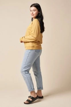 The Standard Stitch College Sweatshirt - Golden Clothing 7 The Standard Stitch College Sweatshirt - Golden Clothing