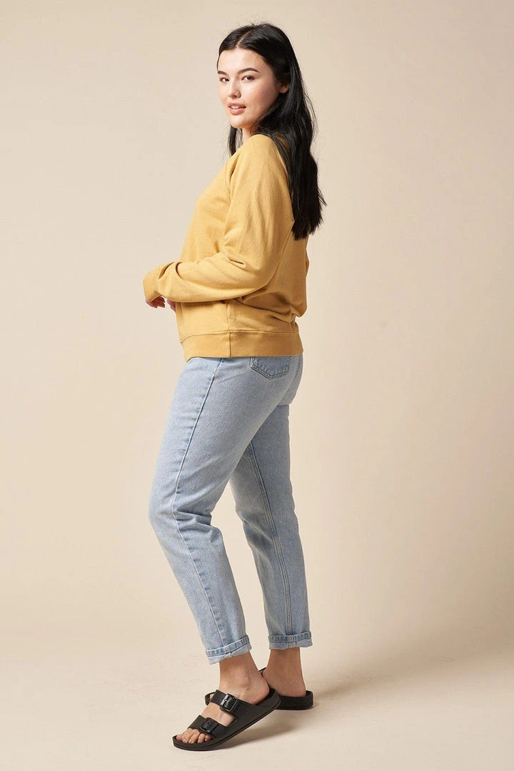 The Standard Stitch College Sweatshirt - Golden Clothing 5 The Standard Stitch College Sweatshirt - Golden Clothing