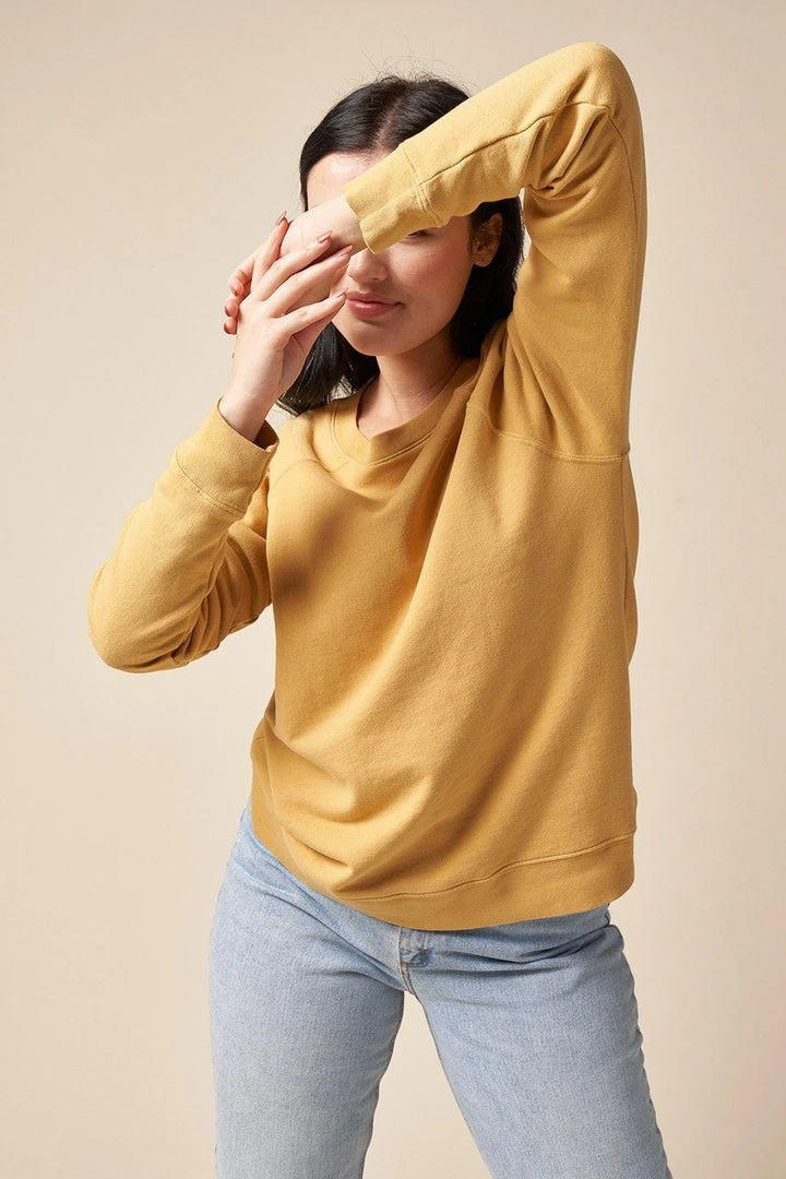 The Standard Stitch College Sweatshirt - Golden Clothing 3 The Standard Stitch College Sweatshirt - Golden Clothing