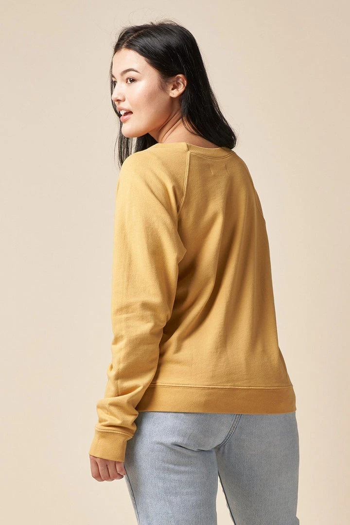 The Standard Stitch College Sweatshirt - Golden Clothing 4 The Standard Stitch College Sweatshirt - Golden Clothing