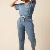The Standard Stitch Relaxed V - Stone Blue Clothing