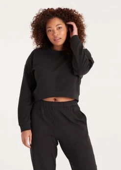 The Standard Stitch French Terry Crop Sweatshirt 17 The Standard Stitch French Terry Crop Sweatshirt