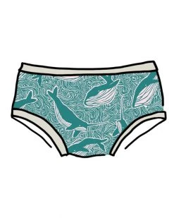 Thunderpants USA Marine Whales Hipster Underwear
