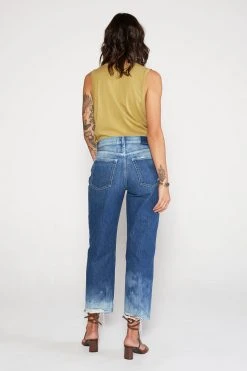 ÉTICA Tyler Vintage Straight Crop Jeans - Shipwreck