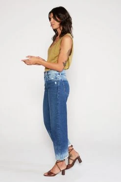 ÉTICA Tyler Vintage Straight Crop Jeans - Shipwreck
