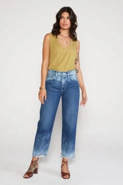 ÉTICA Tyler Vintage Straight Crop Jeans - Shipwreck